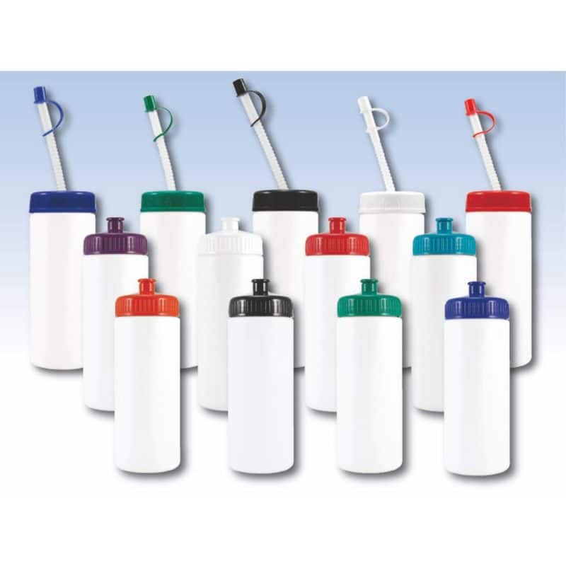 Custom 16 Oz. White Sports Bottle - 1