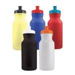 Custom 20 Oz. Colored Bike Bottle w/Push Pull Cap - 1