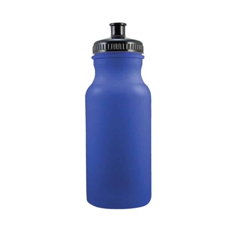 Custom 20 Oz. Colored Bike Bottle w/Push Pull Cap - 4