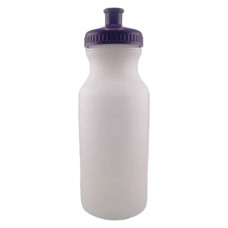 Custom 20 Oz. Colored Bike Bottle w/Push Pull Cap - 5