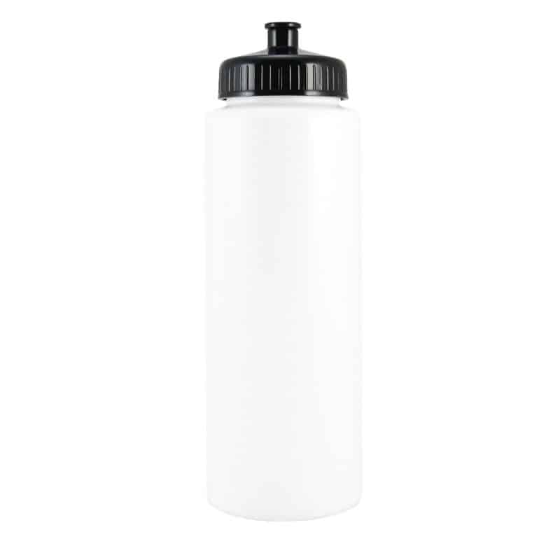 Custom 32 Oz. White Sports Bottle - 1