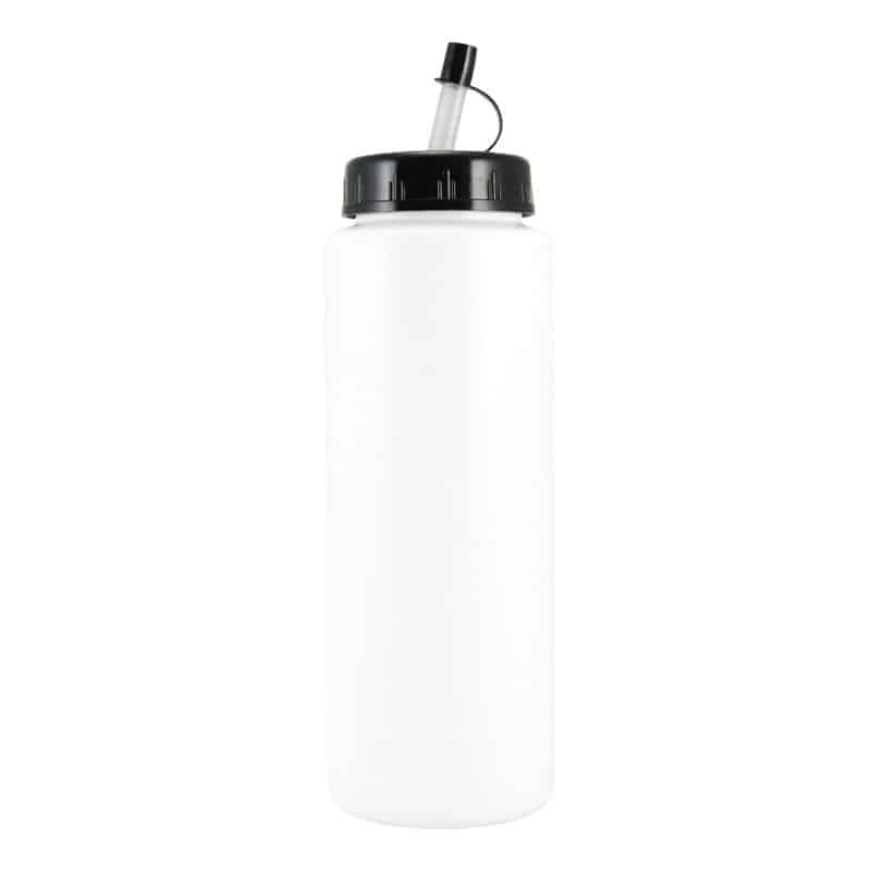 Custom 32 Oz. White Sports Bottle - 2