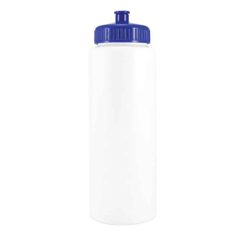 Custom 32 Oz. White Sports Bottle - 3