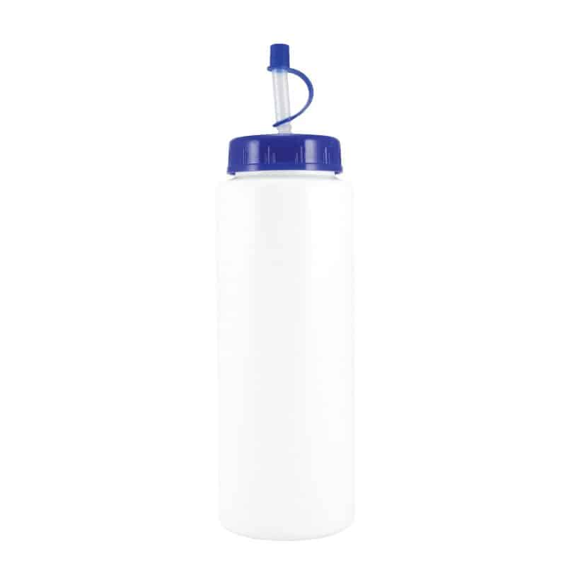 Custom 32 Oz. White Sports Bottle - 4