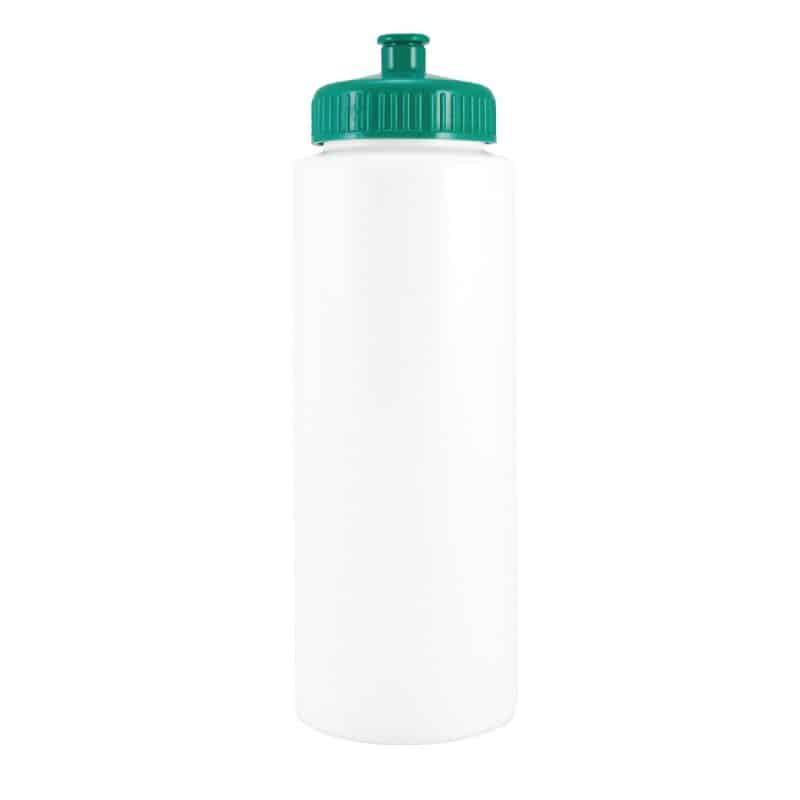 Custom 32 Oz. White Sports Bottle - 5