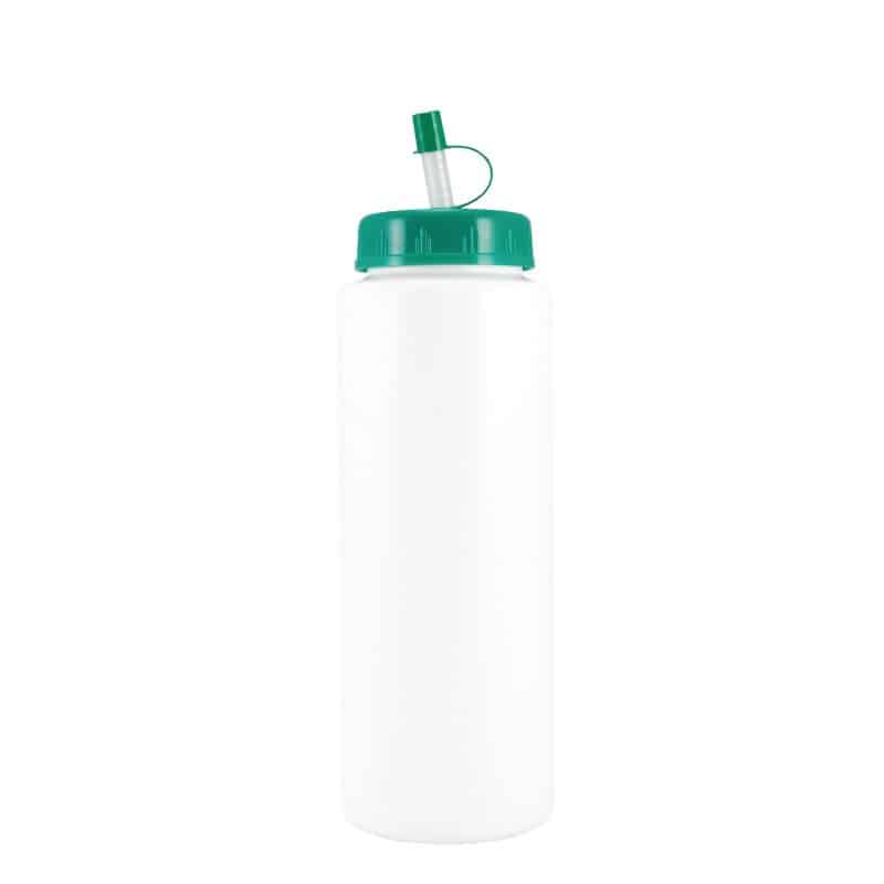 Custom 32 Oz. White Sports Bottle - 6