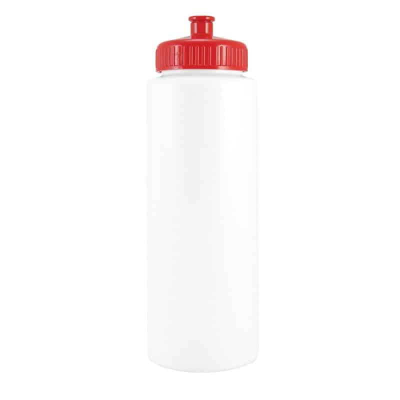 Custom 32 Oz. White Sports Bottle - 7
