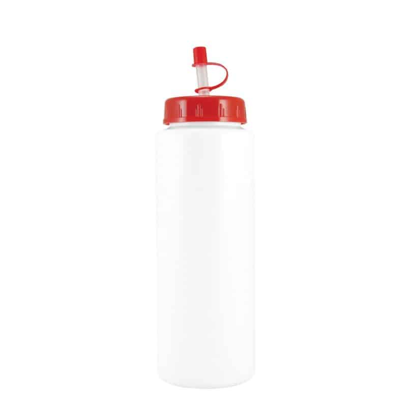 Custom 32 Oz. White Sports Bottle - 8