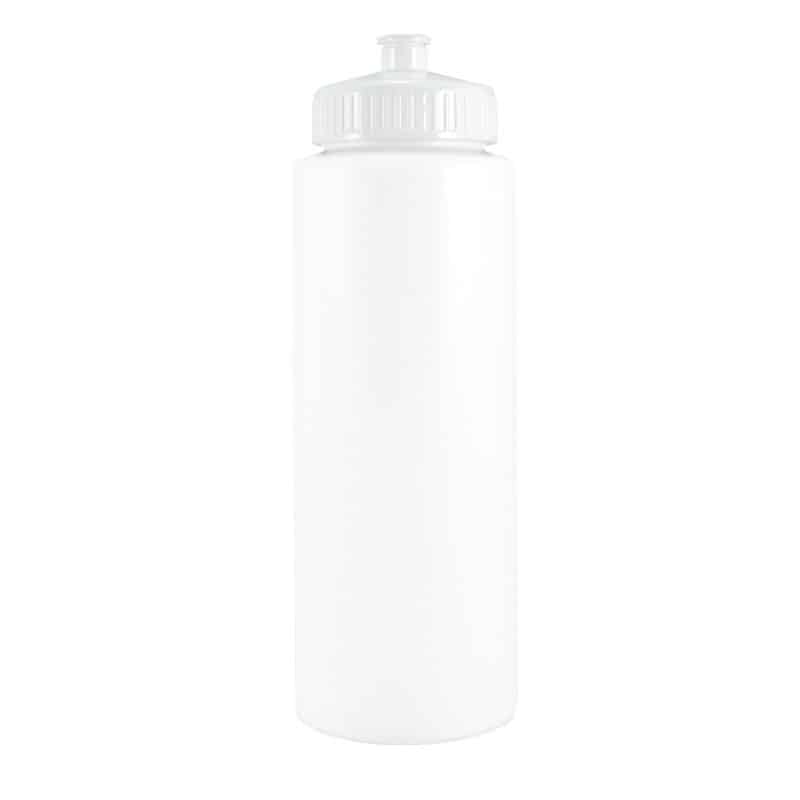 Custom 32 Oz. White Sports Bottle - 9
