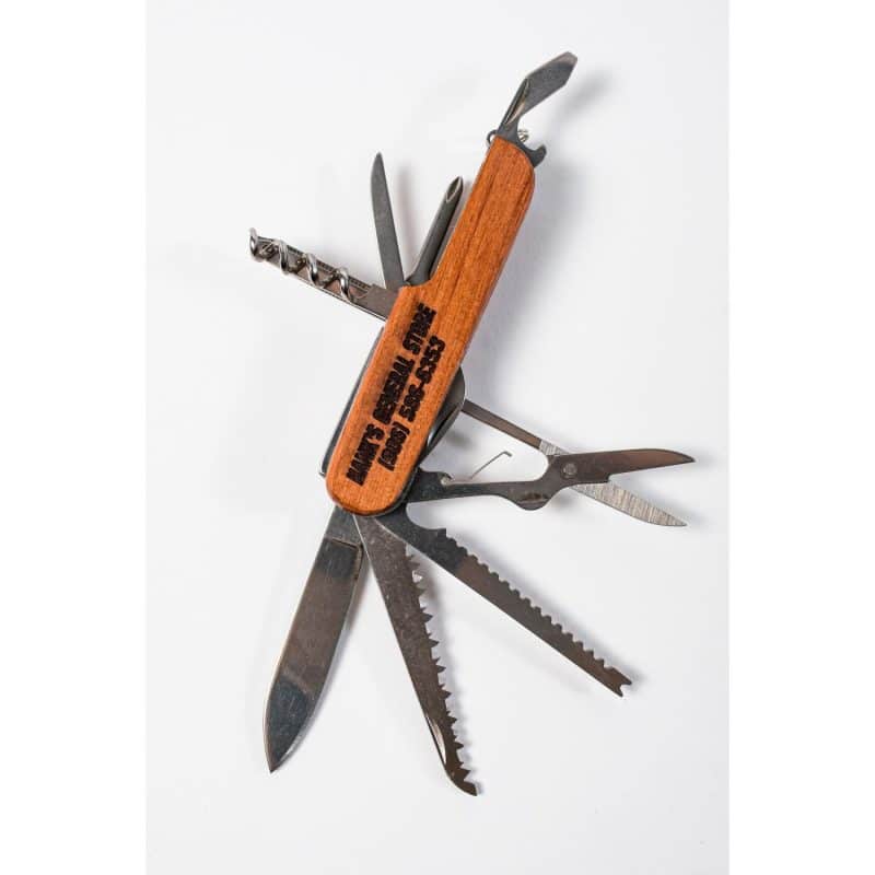 Custom Wood Swiss Knife