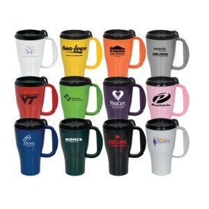 Custom 16 Oz. Double Wall Insulated Mug w/Slider Lid