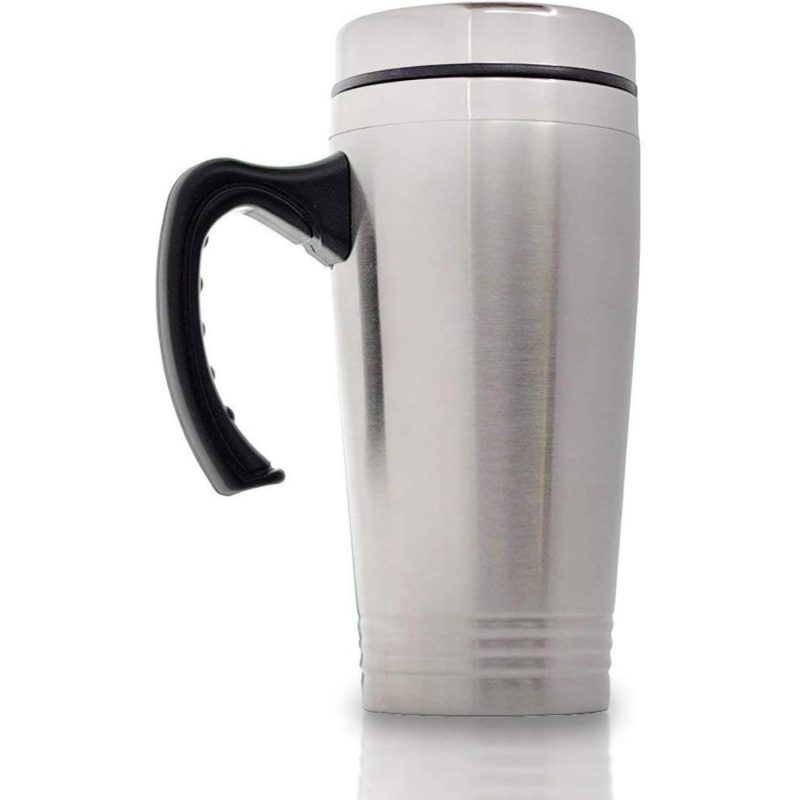 Custom 16 Oz. Silver Double Wall 18/8 Stainless Steel Tumbler