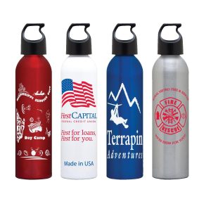 Custom 24 Oz. Non-BPA USA Made Aluminum Bottle