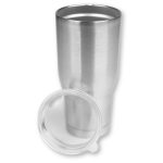 Custom 30 Oz. Vacuum Insulated Stainless Steel Tumbler w/Copper Lining & Slider Lid - 1