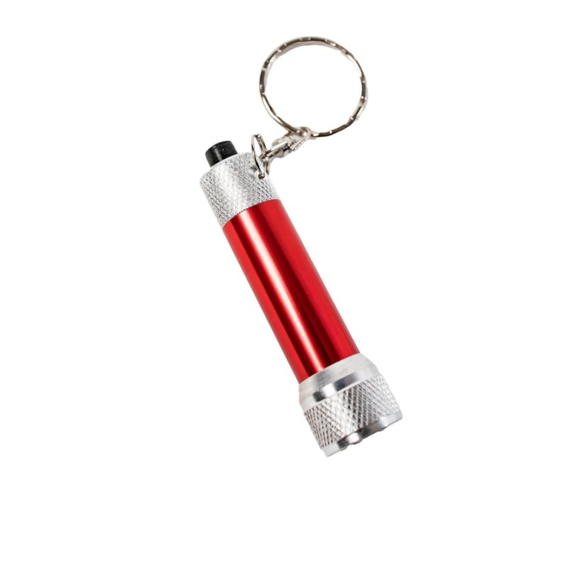 Custom Anodized Aluminum 5 LED Flashlight Keychain